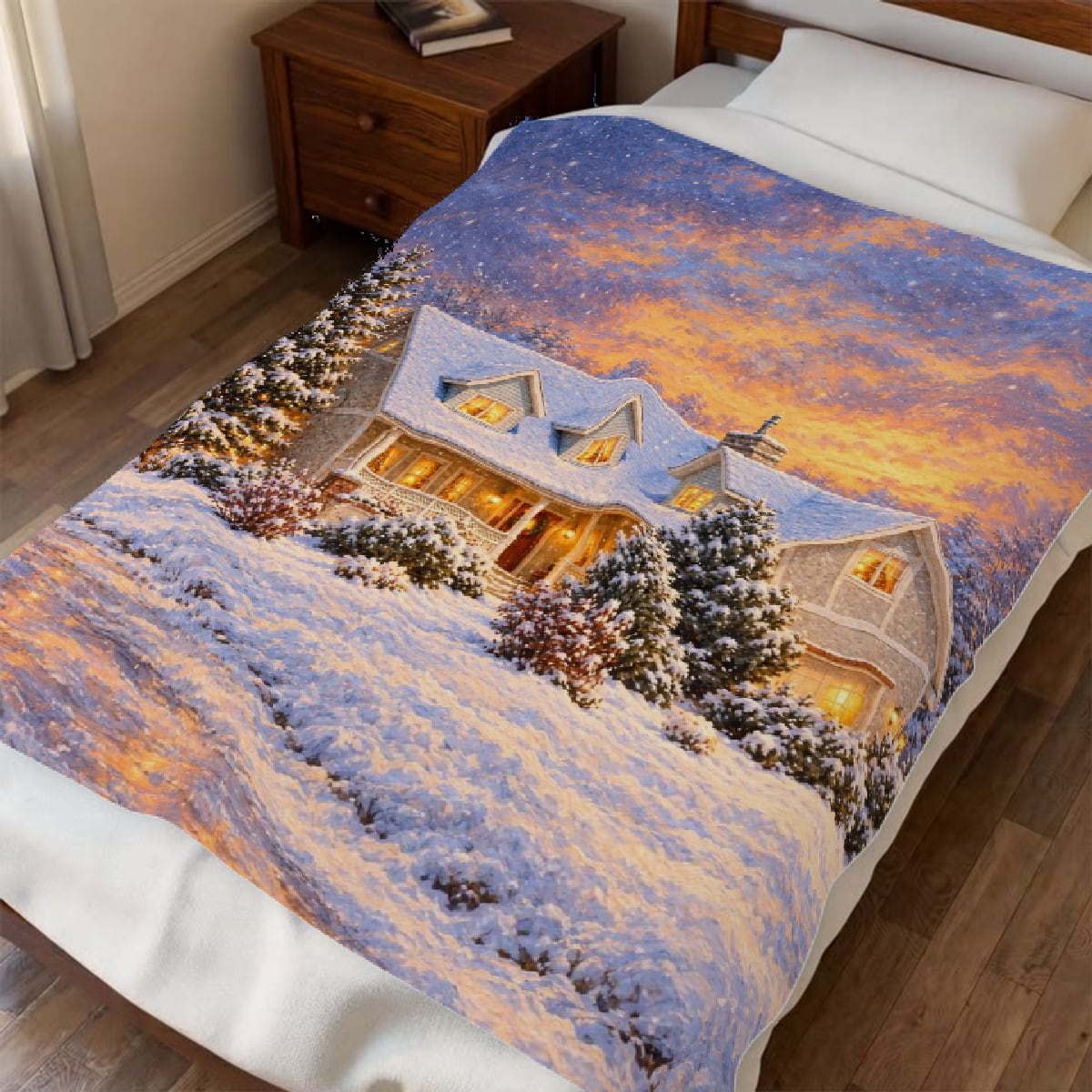 Example: a painting on the blanket