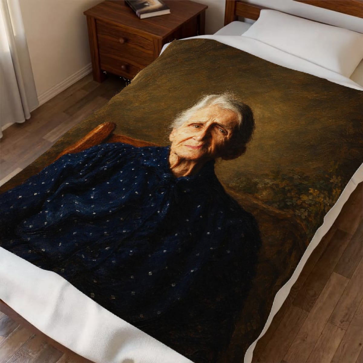 Example: a painting on the blanket