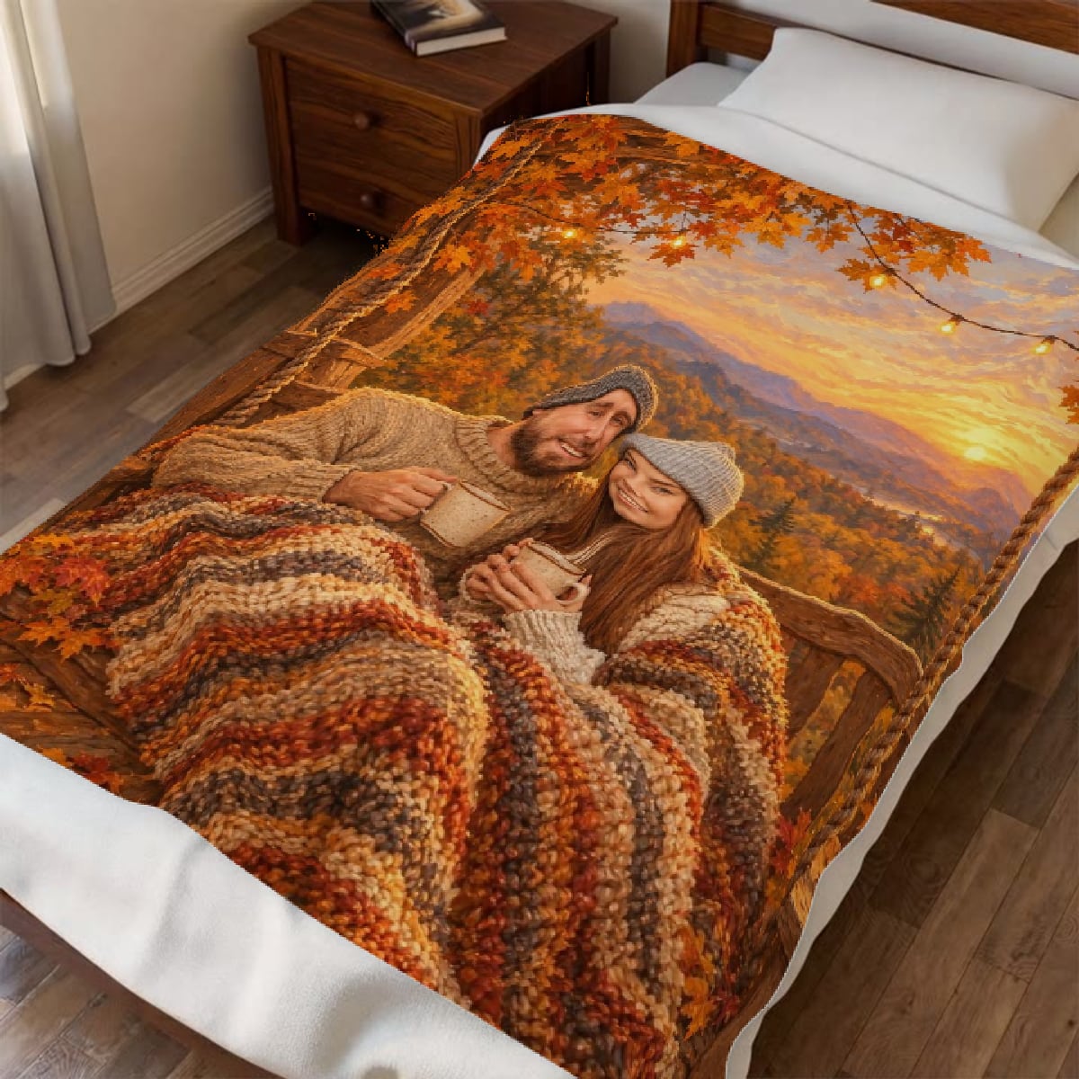 Example: a painting on the blanket