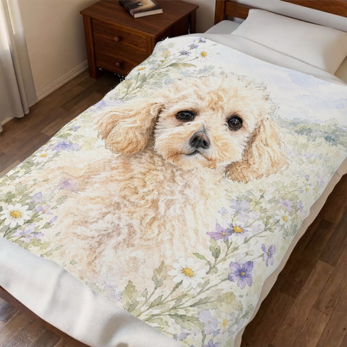 Example: a painting on the blanket
