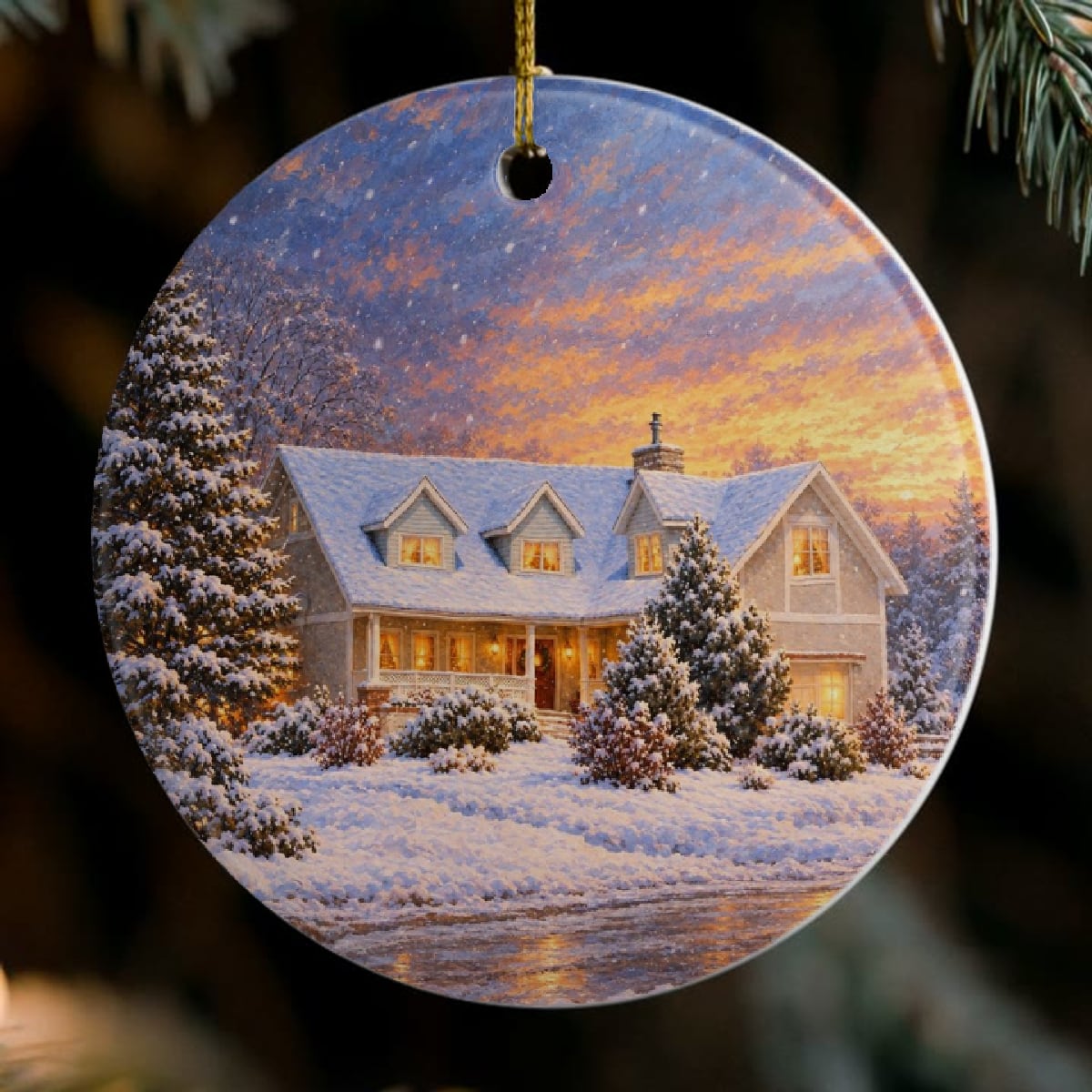 Example: a painting on the ornament
