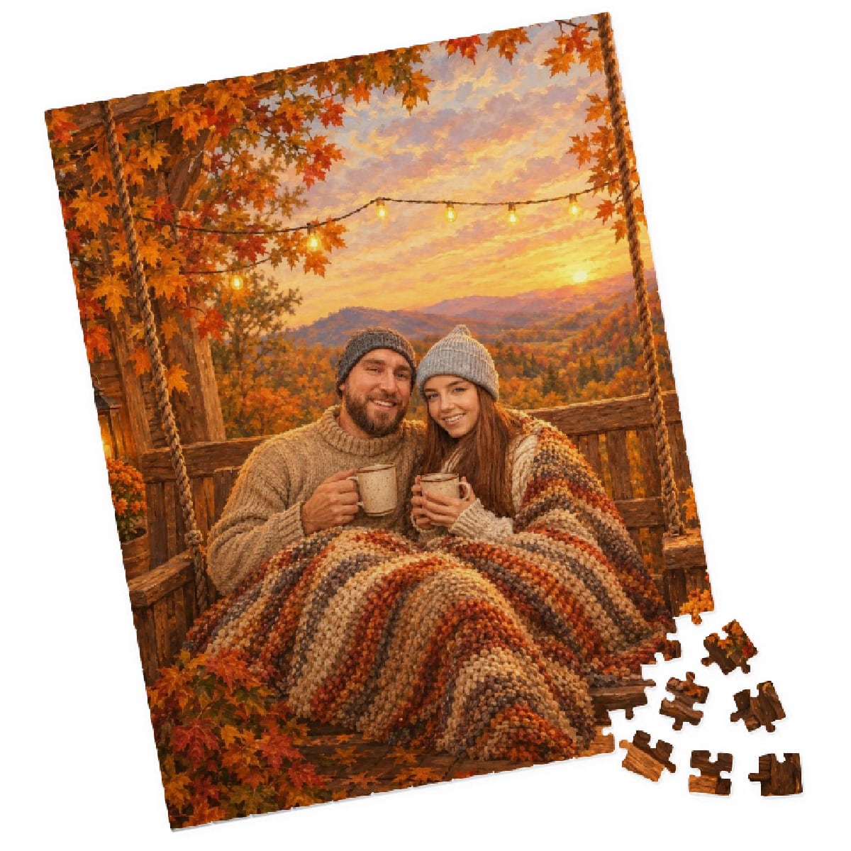 Example: a painting on the puzzle