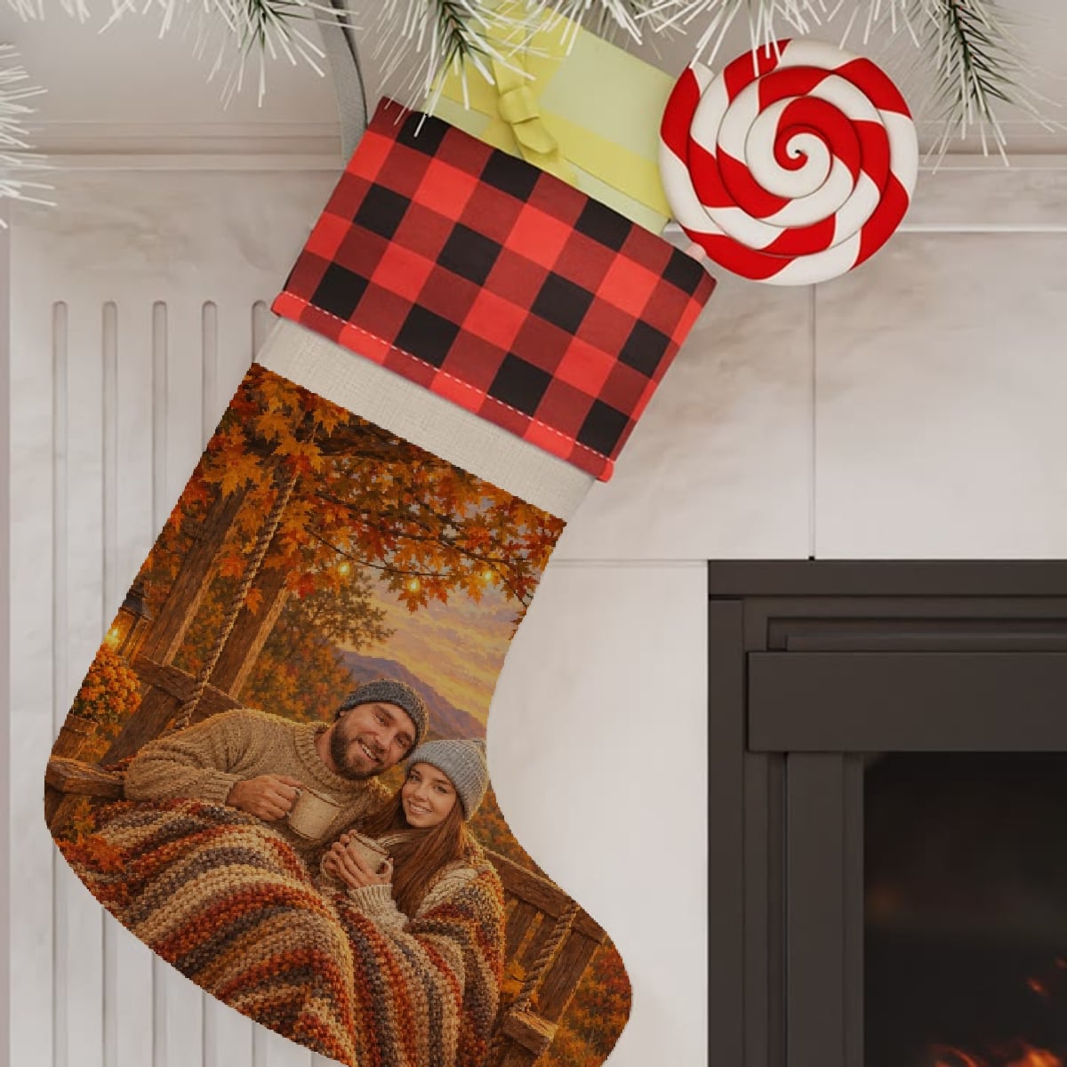 Example: a painting on the stocking