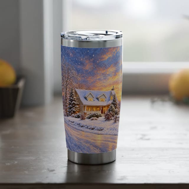 Example: a painting on the tumbler