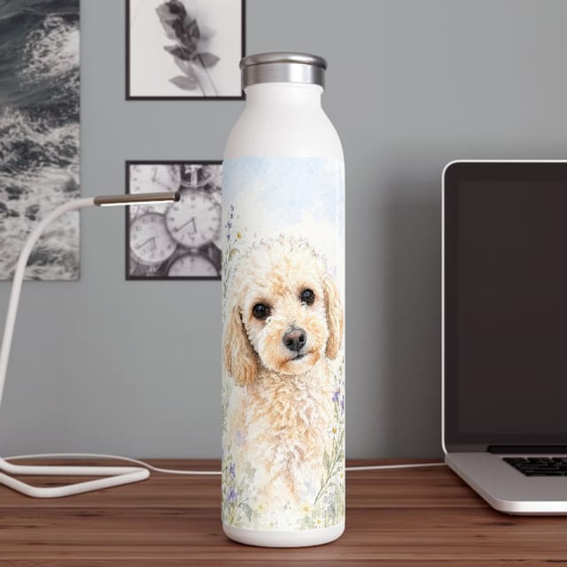 Example: a painting on the water bottle