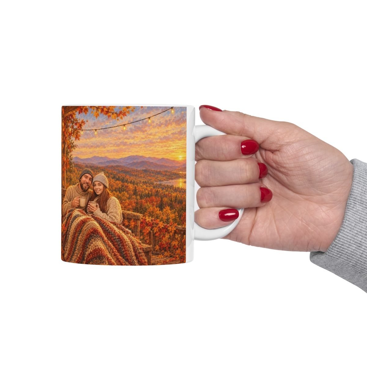 Example: the mug held by its handle