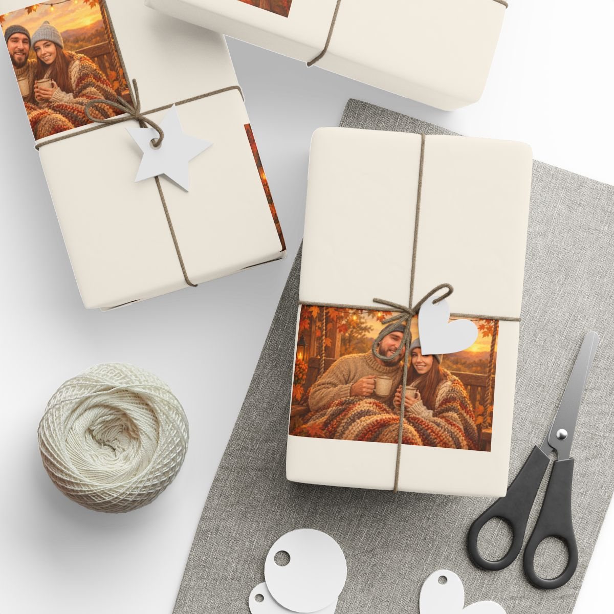 Example: gifts wrapped in the paper